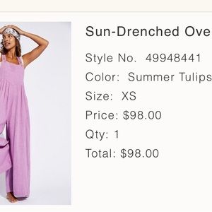 Free People jumpsuit